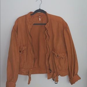 Free People burnt orange jacket